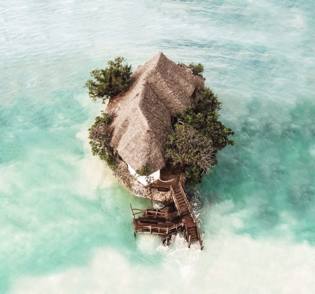 The Rock restoran Zanzibar